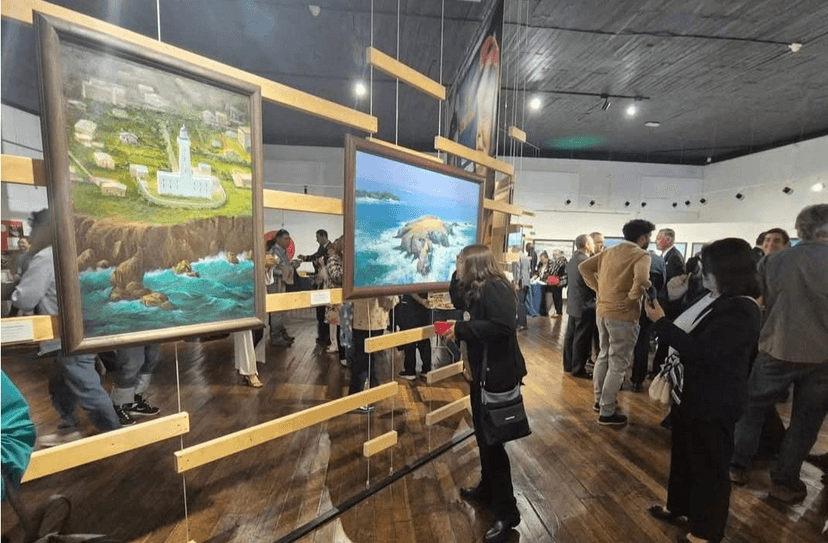 Inauguration of the exhibition, “Ports of Chile and Algeria: Landscapes of Union and Development”.